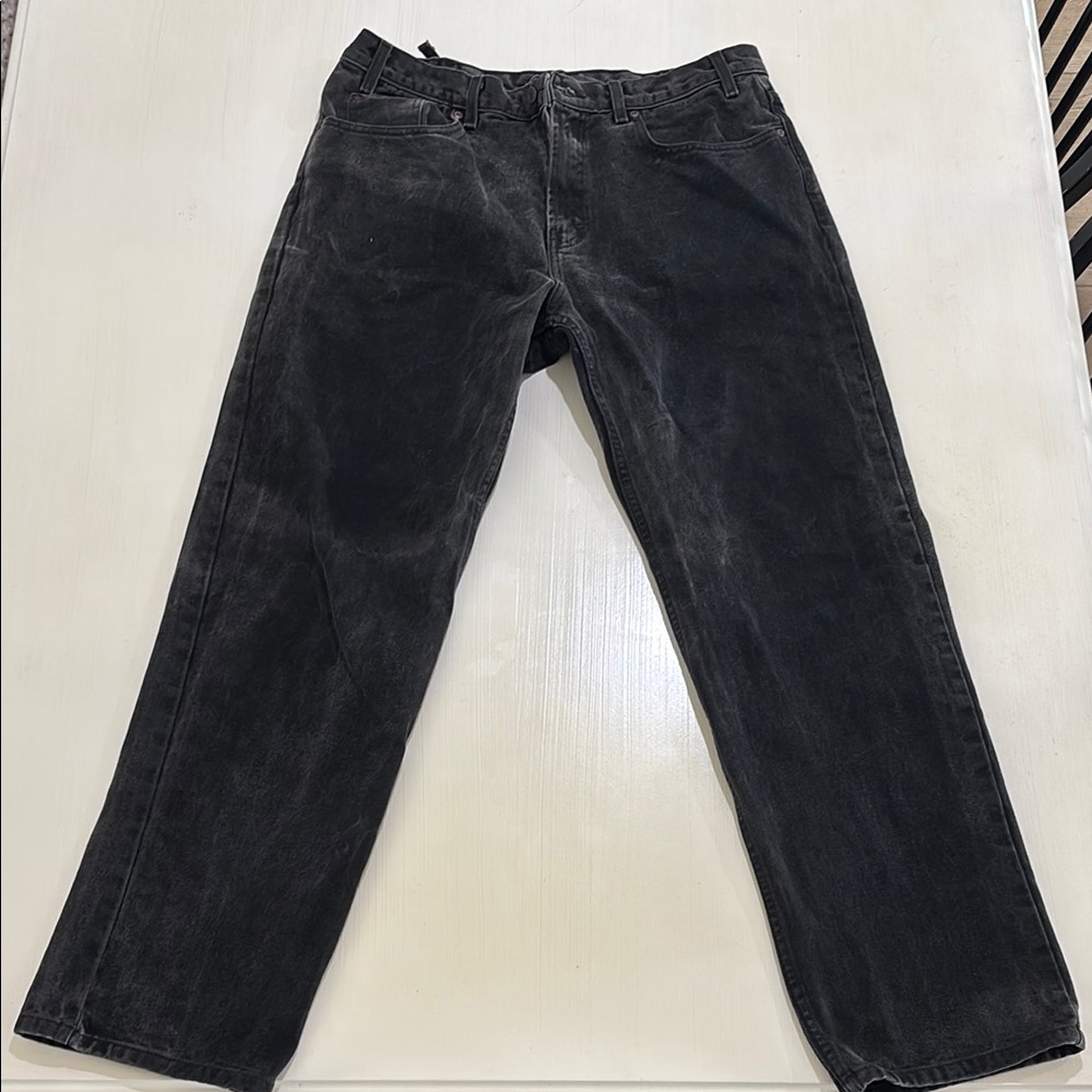 Kirkland Signature black denim jeans. Men's 36. 100% cotton. Very good condition